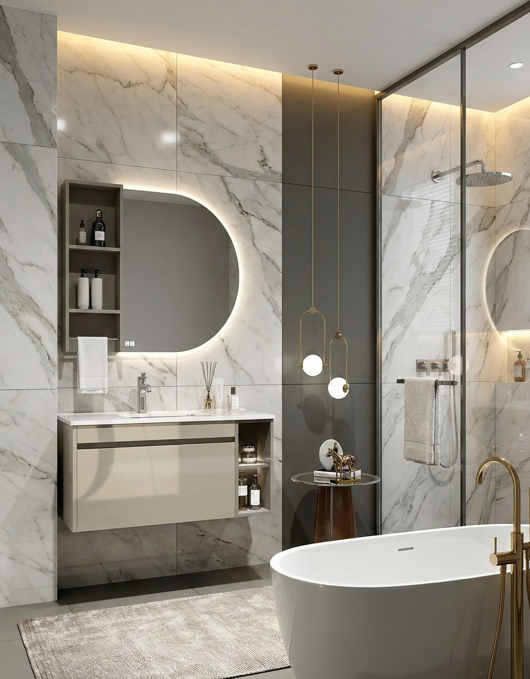 Alpha Pro Series Elegant Master Bathroom Vanity