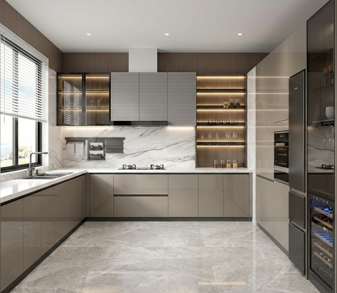 Waltz Pro Series Luxury Galley Kitchen